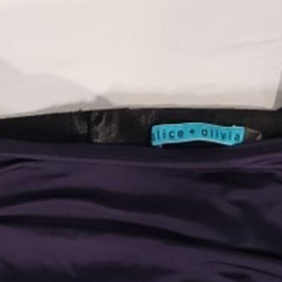 Purple Waist Hugging Dress By Alice And Olivia - Picture 2 of 3